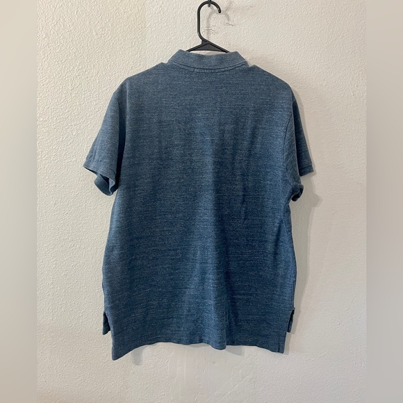 Polo by Ralph Lauren Iconic Mesh Polo Shirt | Blue | Size Large - Picture 3 of 6